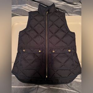 Navy J.Crew Puffy Vest